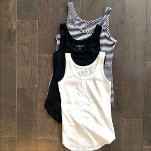3 Loft Tank Tops